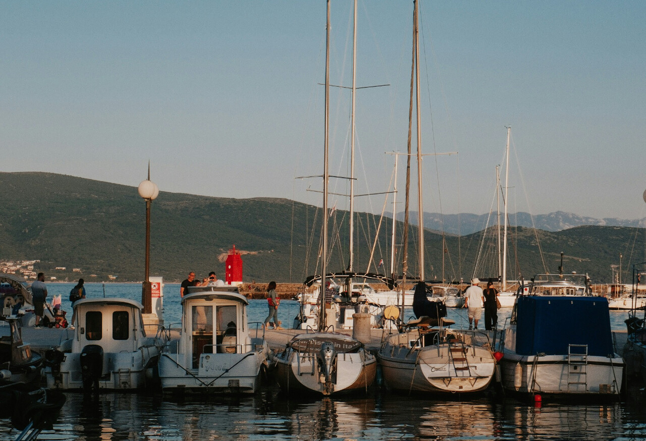 Harbor on Krk island