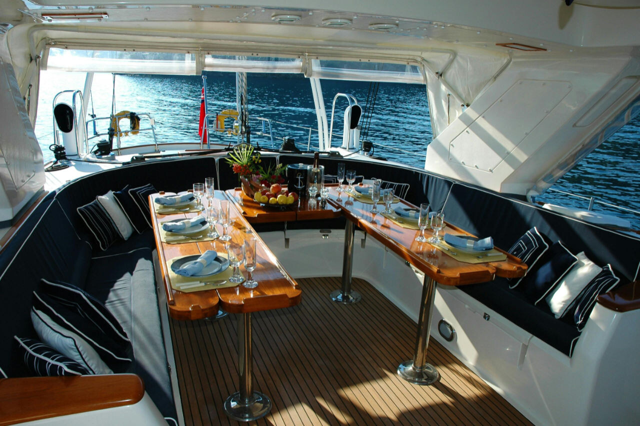 Food on Crewed Yacht Charter
