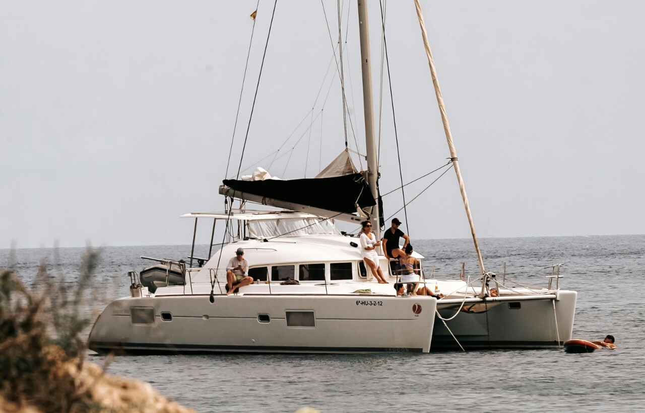 Catamaran in Istria region