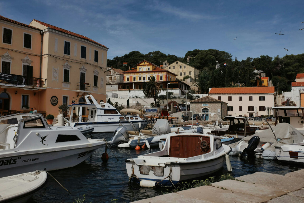 Marina in lošinj, Kvarner island
