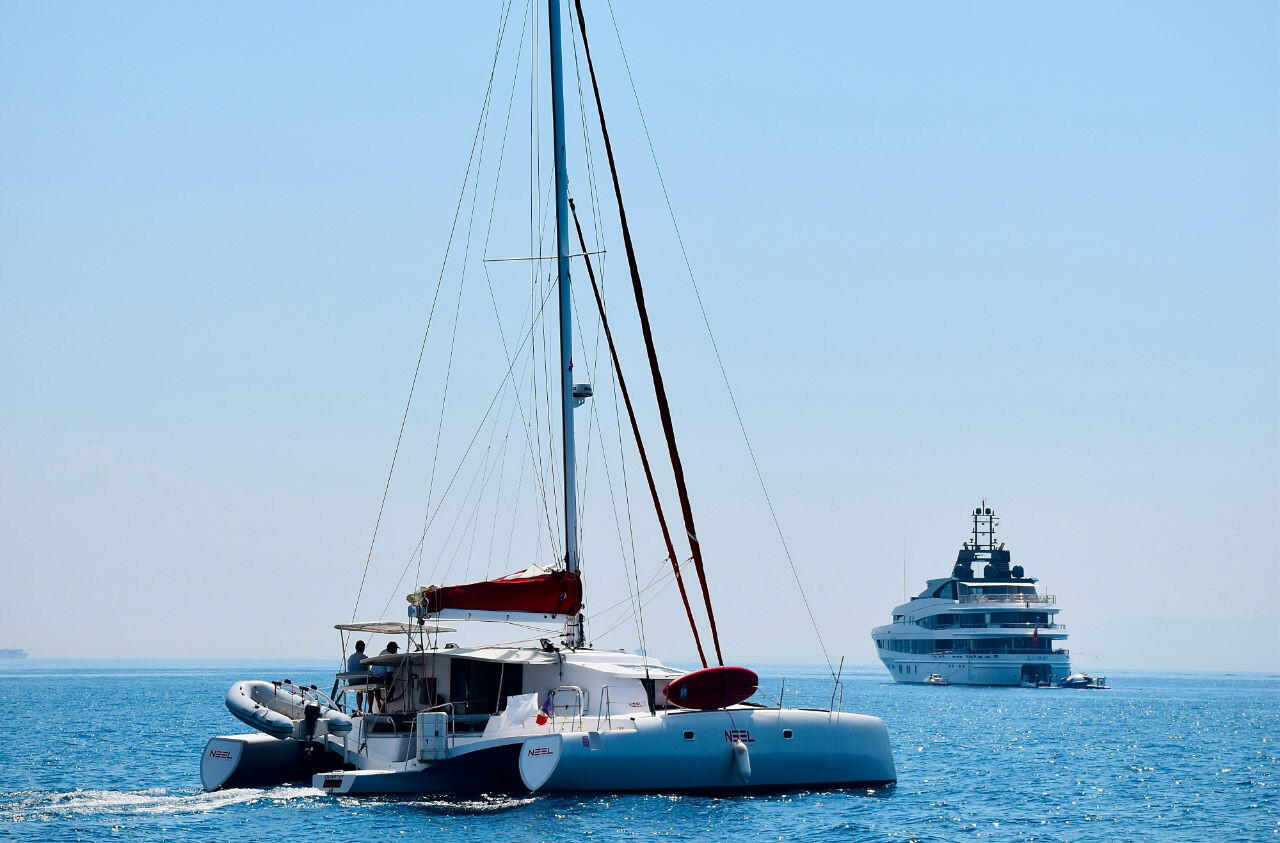 Trimaran in der Region Zadar