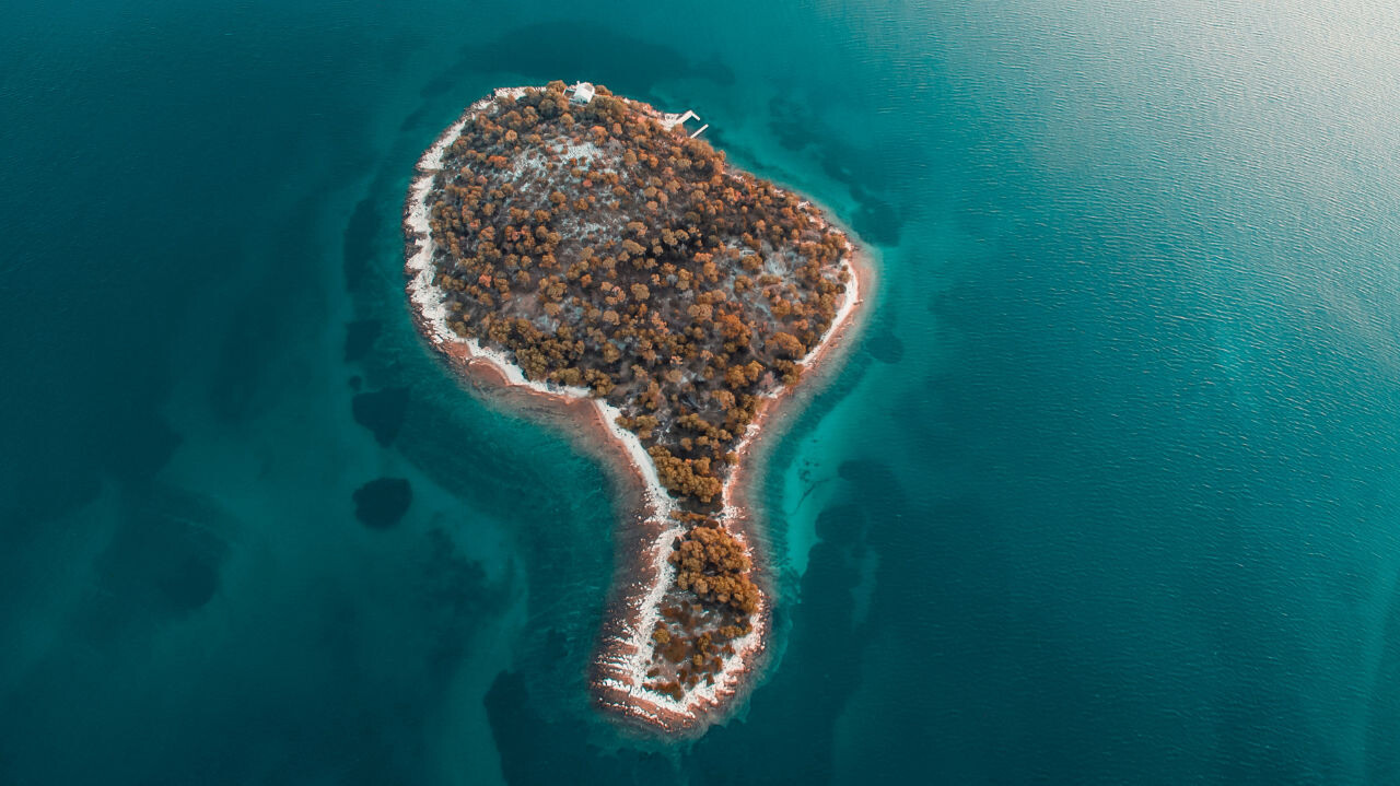 Island close to Biograd na Moru