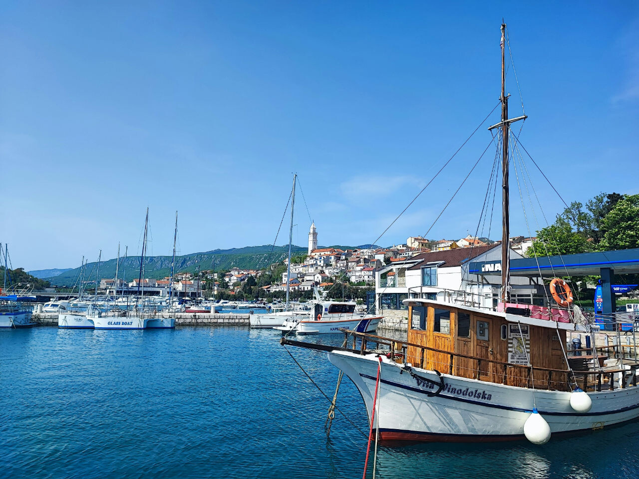 Novi Vinodolski, beautiful small town in Croatia.