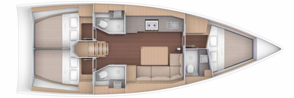 Dufour 390 GL Sail Corvus