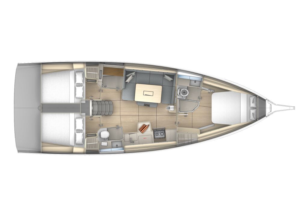 Dufour 41 Bau