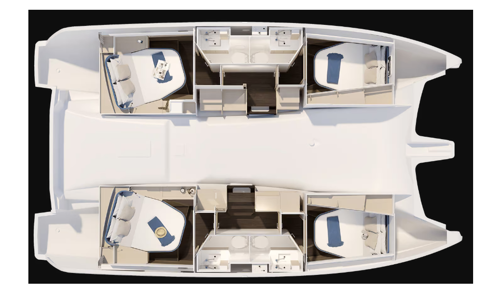 Fountaine Pajot FP 41 Quatuor 4 SISLEY